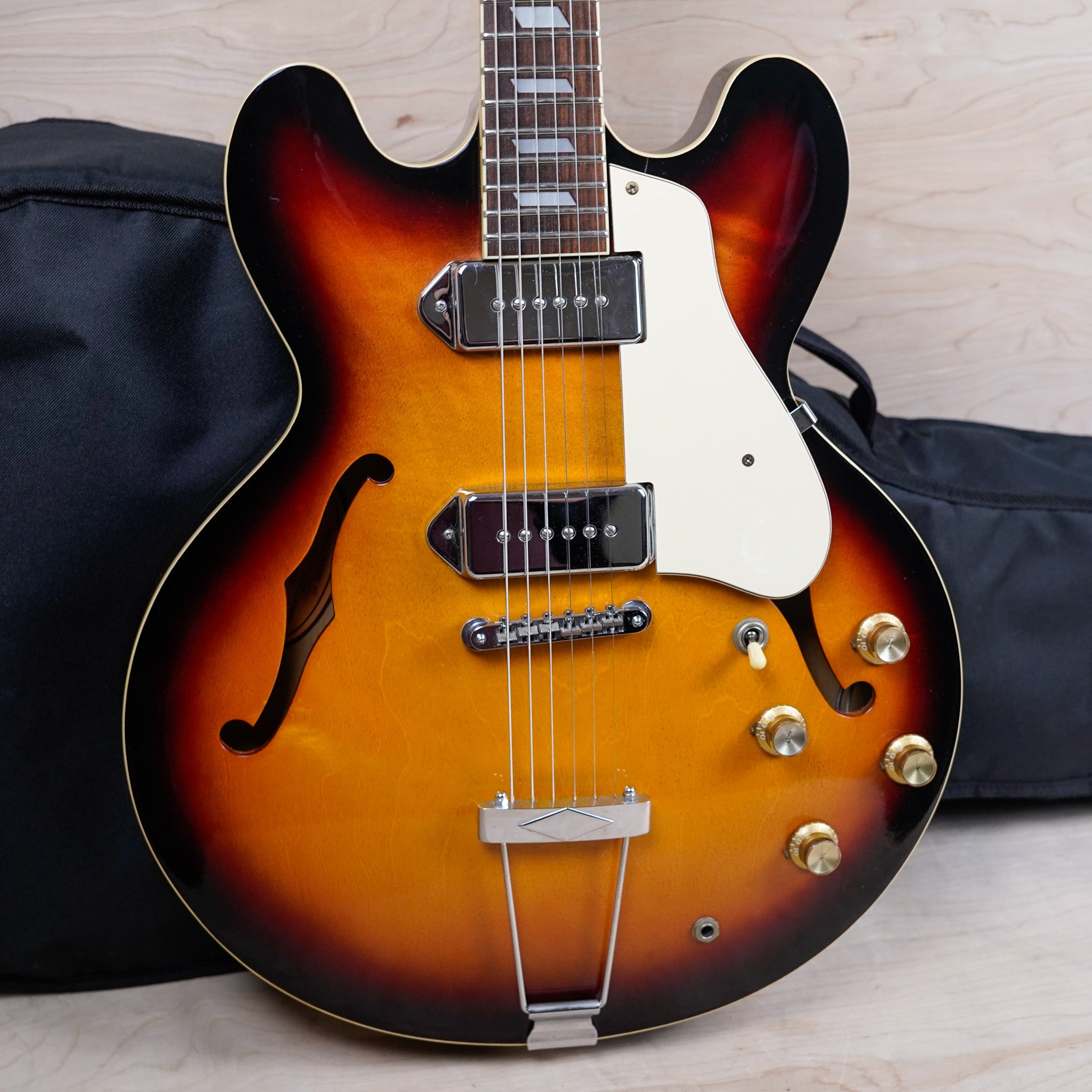 Epiphone Casino VC 1997 Sunburst Peerless Factory w/ Bag – A Flash 