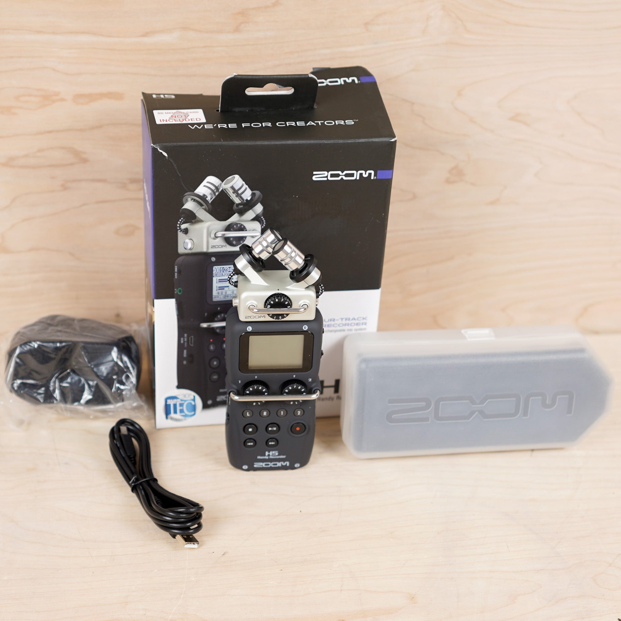 Zoom H5 Handy Recorder in Box w/ Case – A Flash Flood of Gear