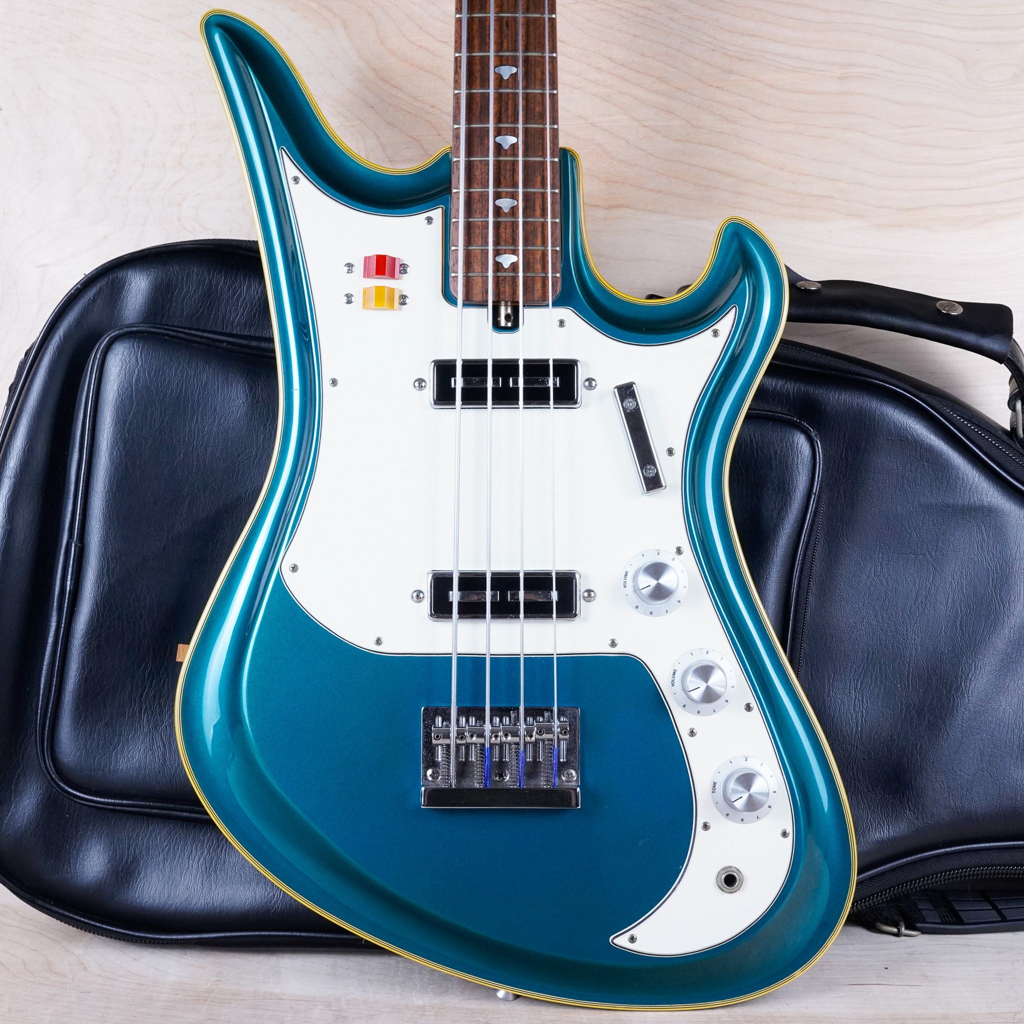 Teisco SPB-200 Spectrum Bass Reissue MIJ 2001 Metallic Blue Short