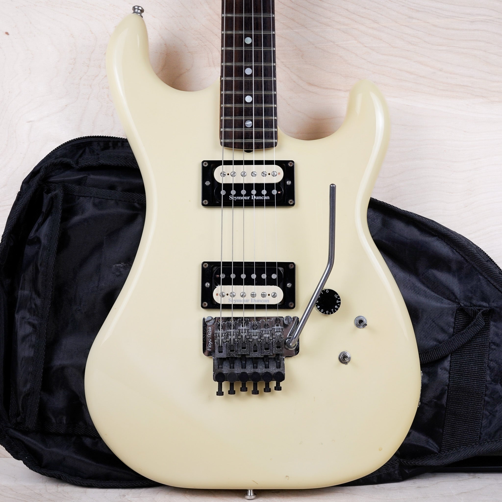 Kramer JK2000 MIJ 1980's White Original Floyd Rose Seymour Duncan