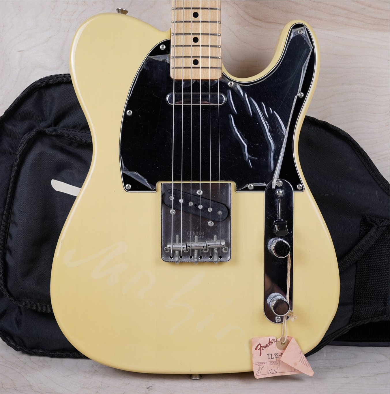 Fender TL72-53 Telecaster Reissue MIJ 1993 Off White Blonde Made in Japan w/ Bag