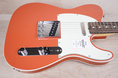 Fender Made In Japan FSR Traditional II '60s Telecaster Custom 2025 Fiesta Red MIJ w/ Bag
