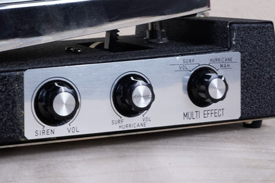 Shin-Ei Jax ME-7 Surf Wah Hurricane Siren Pedal 1970s Vintage Expression Made in Japan MIJ