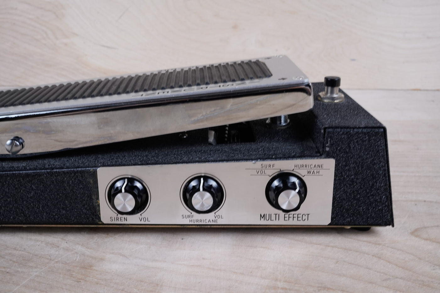 Shin-Ei Jax ME-7 Surf Wah Hurricane Siren Pedal 1970s Vintage Expression Made in Japan MIJ