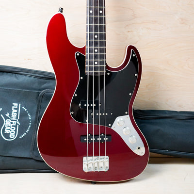 Fender Aerodyne II AJB-58 Jazz Bass MIJ 2008 Old Candy Apple Red w/ Bag