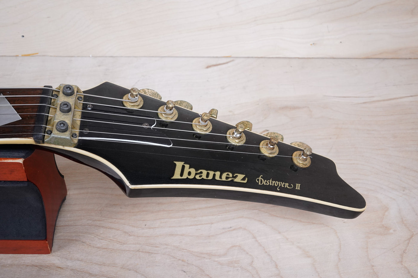 Ibanez Destroyer II DT450 MIJ 1984 Black Pro Rock'r Locking Tremolo Vintage Japan Fujigen w/ Bag