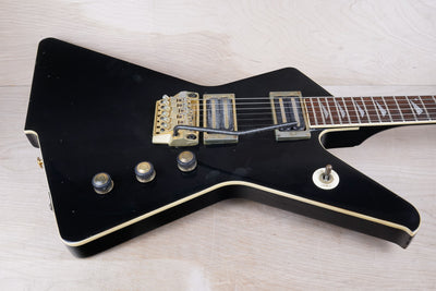 Ibanez Destroyer II DT450 MIJ 1984 Black Pro Rock'r Locking Tremolo Vintage Japan Fujigen w/ Bag