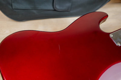 Fender Aerodyne II AJB-58 Jazz Bass MIJ 2008 Old Candy Apple Red w/ Bag