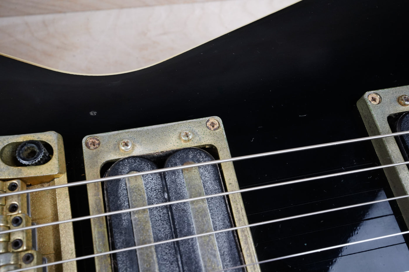 Ibanez Destroyer II DT450 MIJ 1984 Black Pro Rock'r Locking Tremolo Vintage Japan Fujigen w/ Bag