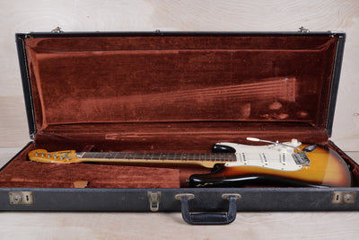 Fender Stratocaster 1972 Sunburst Vintage USA 3-Bolt w/ Case