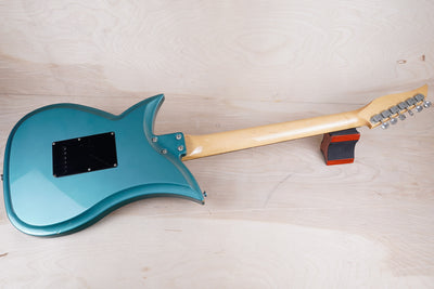 Tokai Blazing Fire Reissue SSS Wood-Bodied Guitar MIJ 1990's Metallic Blue w/ Bag