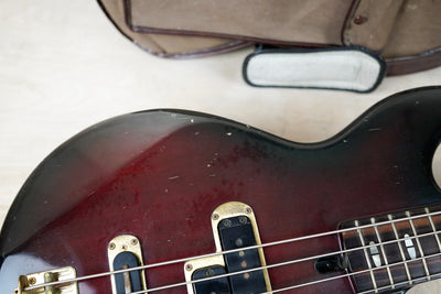 Yamaha BB3000 Broad Bass MIJ 1980's Umeboshi Burst Vintage Made in Japan w/ Bag