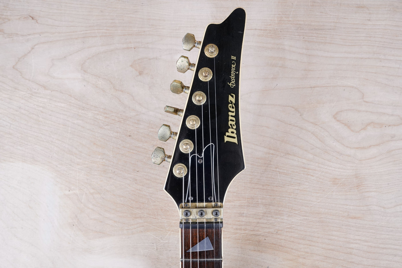 Ibanez Destroyer II DT450 MIJ 1984 Black Pro Rock'r Locking Tremolo Vintage Japan Fujigen w/ Bag