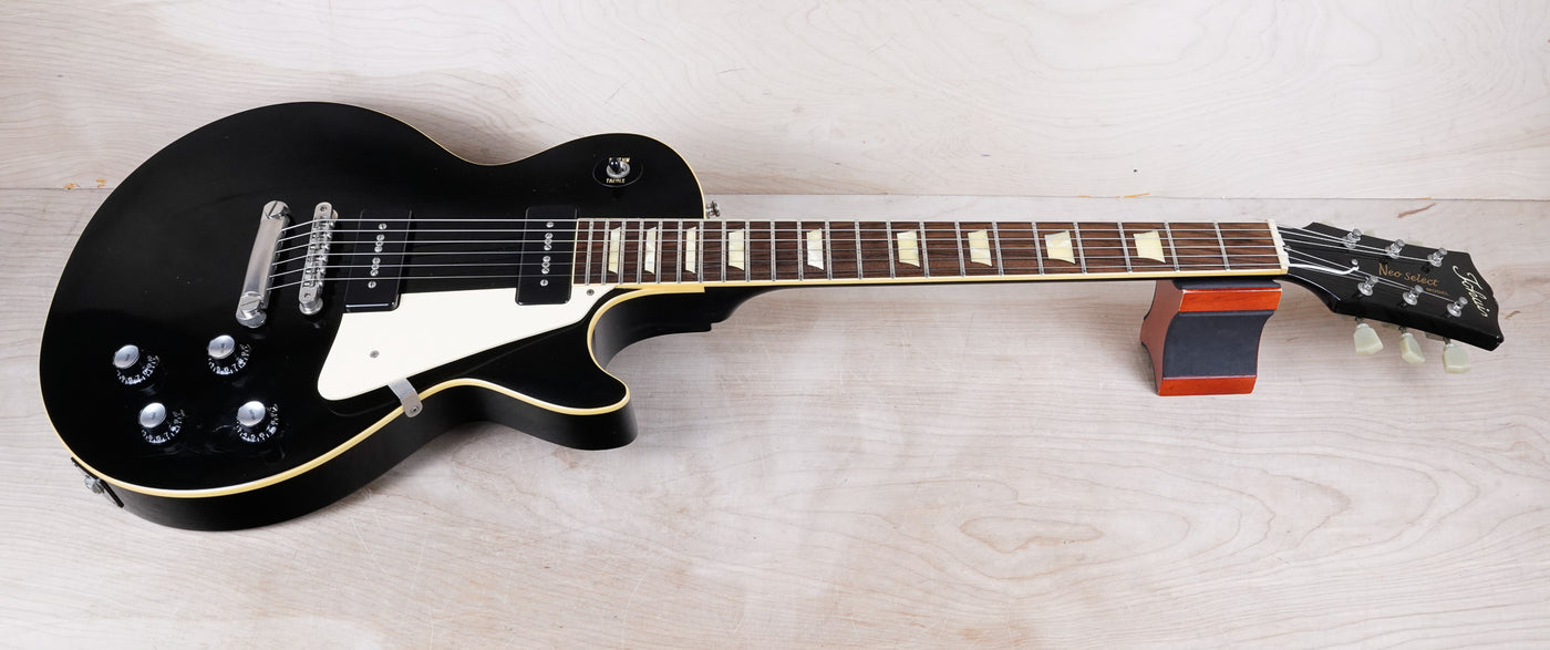 Tokai Neo Select LS85S MIJ 2007 Black Made in Japan P90 Pickups w/ Bag