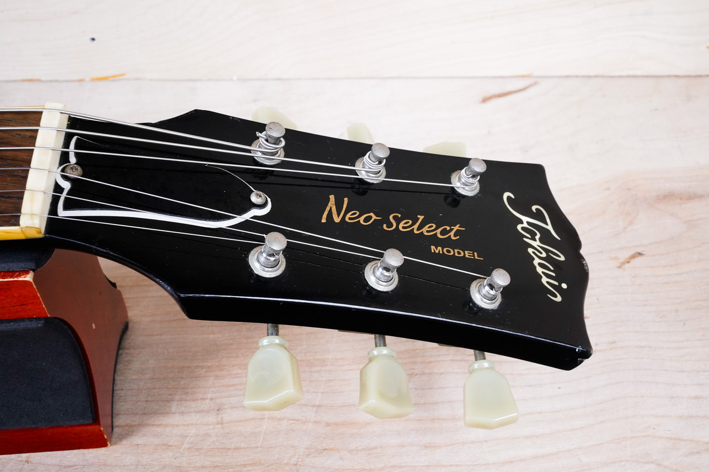 Tokai Neo Select LS85S MIJ 2007 Black Made in Japan P90 Pickups w/ Bag