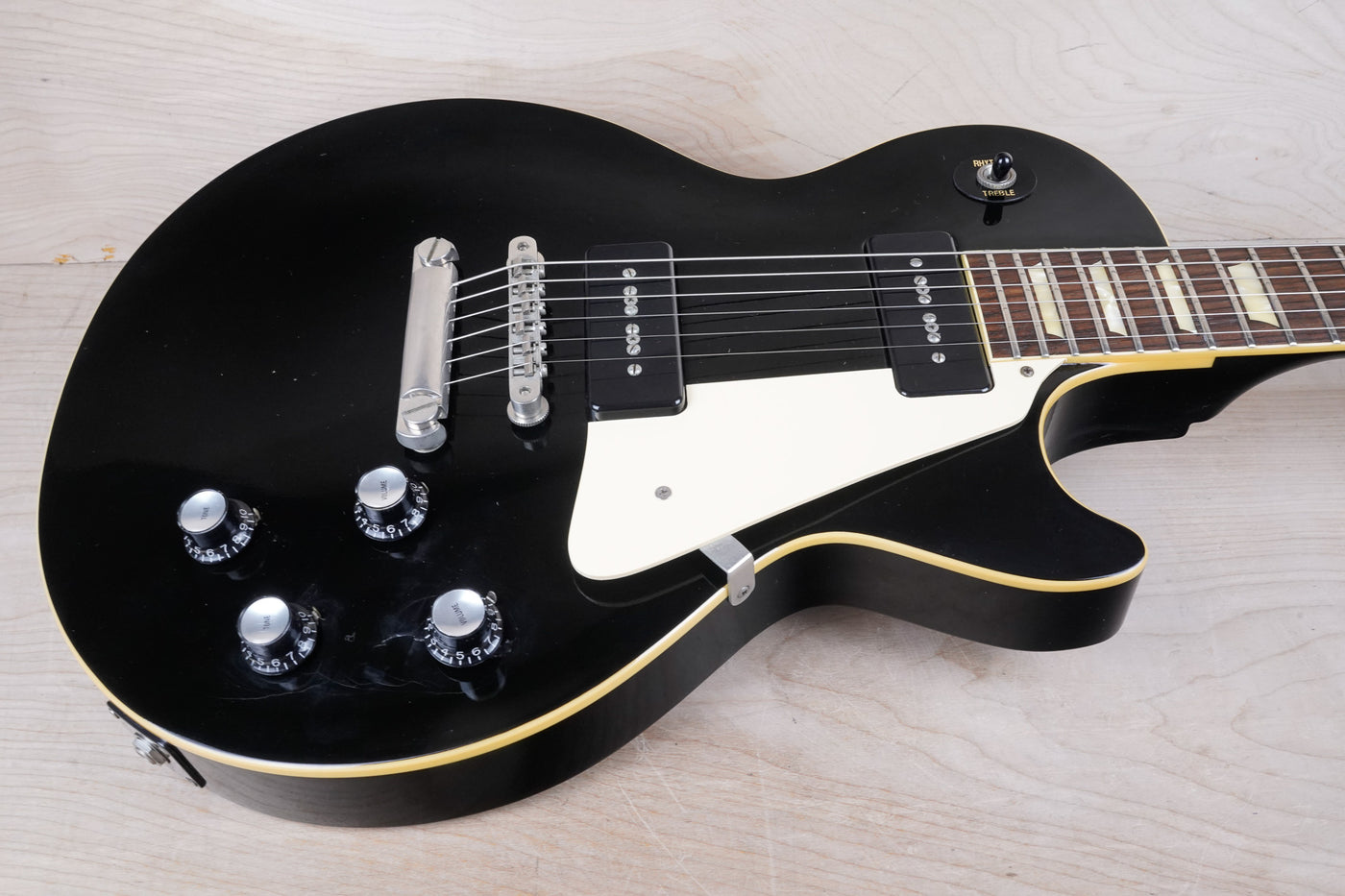 Tokai Neo Select LS85S MIJ 2007 Black Made in Japan P90 Pickups w/ Bag