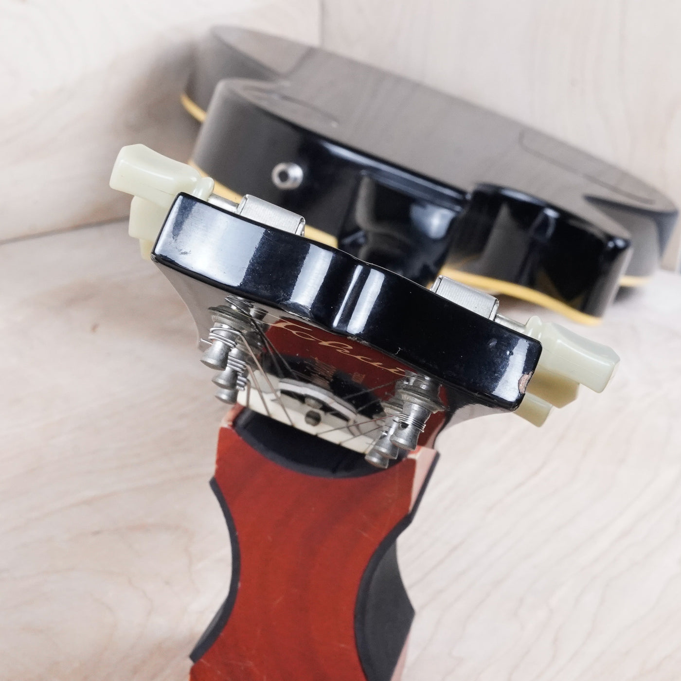 Tokai Neo Select LS85S MIJ 2007 Black Made in Japan P90 Pickups w/ Bag