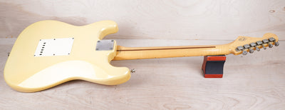 Fender Custom Edition ST57-140YM Yngwie Malmsteen Signature Stratocaster MIJ 1994 Pearl Yellow White Scalloped Japan Fujigen w/ OHSC