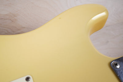 Fender Custom Edition ST57-140YM Yngwie Malmsteen Signature Stratocaster MIJ 1994 Pearl Yellow White Scalloped Japan Fujigen w/ OHSC