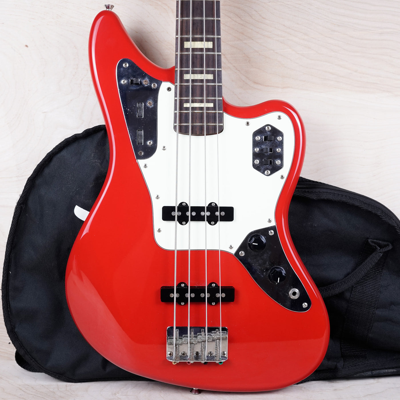 Fender JAB J-Craft Jaguar Bass CIJ 2006 Red Japan w/ Bag