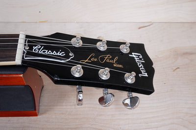 Gibson Les Paul Classic 2021 Ebony Burstbucker PAFs w/ Soft Case