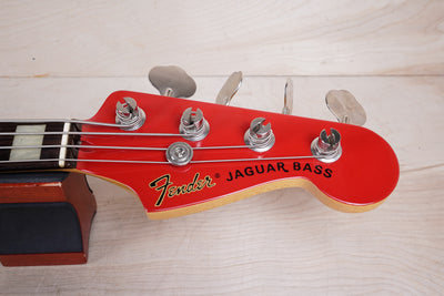 Fender JAB J-Craft Jaguar Bass CIJ 2006 Red Japan w/ Bag