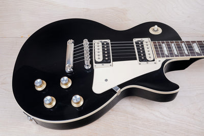 Gibson Les Paul Classic 2021 Ebony Burstbucker PAFs w/ Soft Case