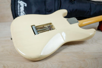 Greco Super Sound Brazen Picker Professional 1980 Vintage White w/ Bag