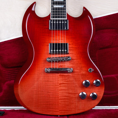 Gibson SG Standard HP-II 2018 Blood Orange Fade w/ OHSC