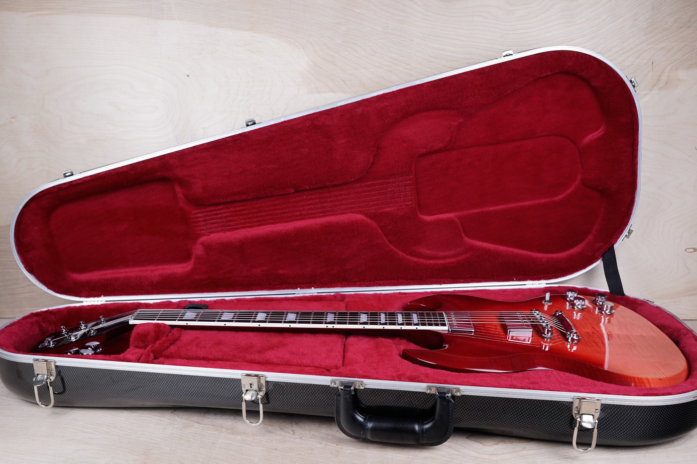 Gibson SG Standard HP-II 2018 Blood Orange Fade w/ OHSC