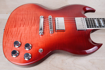 Gibson SG Standard HP-II 2018 Blood Orange Fade w/ OHSC
