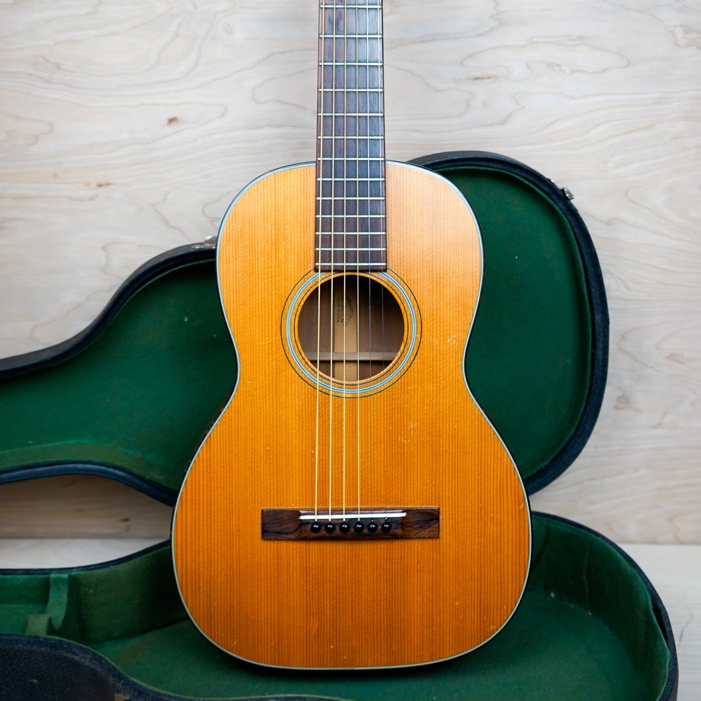 Martin 5-16 1963 Natural Vintage Parlor Guitar Rare w/ OHSC