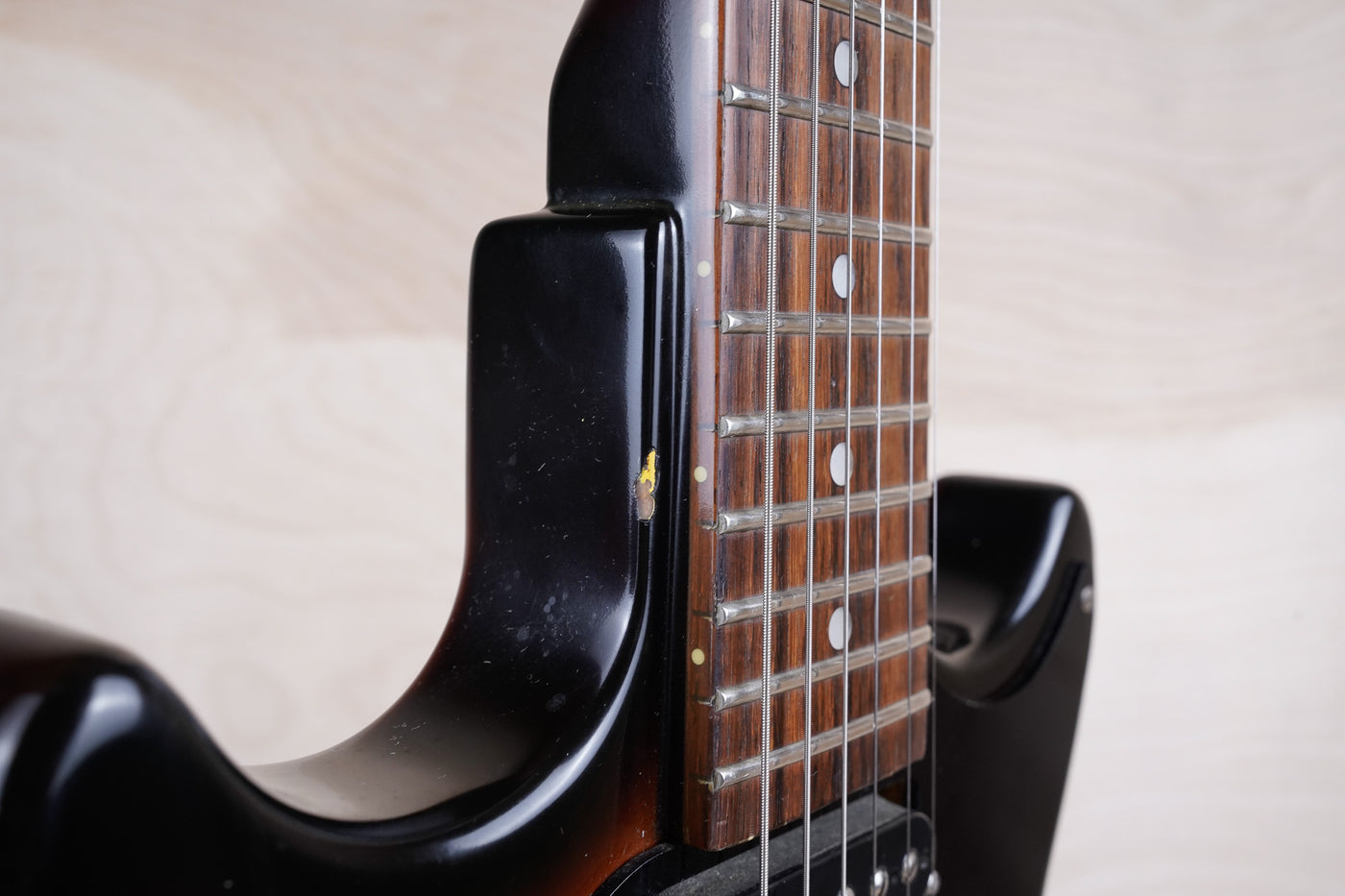 Edwards by ESP E-MM-85LT Melody Maker Double MIJ 2005 Sunburst Seymour Duncan Pickups Japan w/ Bag