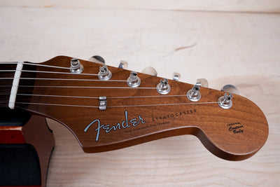 Fender FSR Traditional II '60s Stratocaster MIJ 2023 Sherwood Green Metallic w/ Gold Competition Stripe w/ Bag