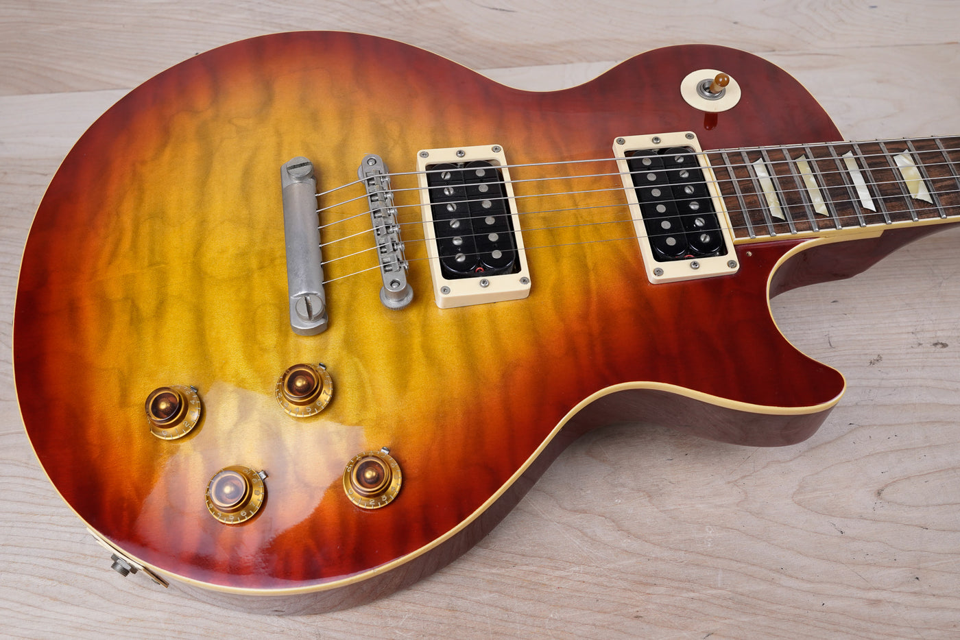 Orville LPS-75 Les Paul Standard MIJ 1993 Cherry Sunburst w/ Bag