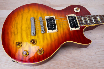 Orville LPS-75 Les Paul Standard MIJ 1993 Cherry Sunburst Quilt Top Japan Gibson w/ Bag