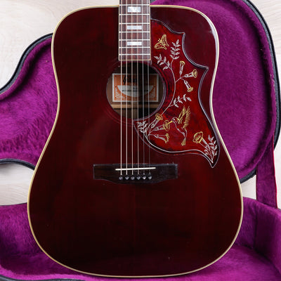 Gibson Hummingbird Custom 1977 Wine Red Vintage w/ OHSC