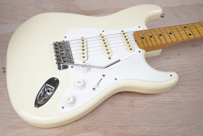 Fender ST57-55 Stratocaster Reissue MIJ 1988 Vintage White Made in Japan w/ Bag