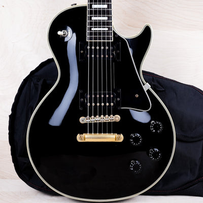 Orville LPC-75 Les Paul Custom MIJ 1990 Ebony Made in Japan Gibson w/ Bag