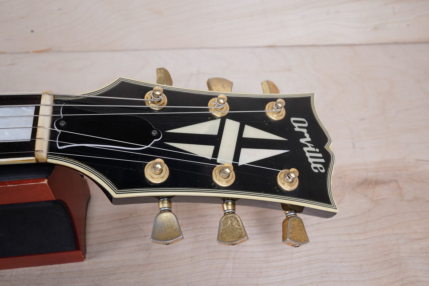 Orville LPC-75 Les Paul Custom MIJ 1990 Ebony Made in Japan Gibson w/ Bag