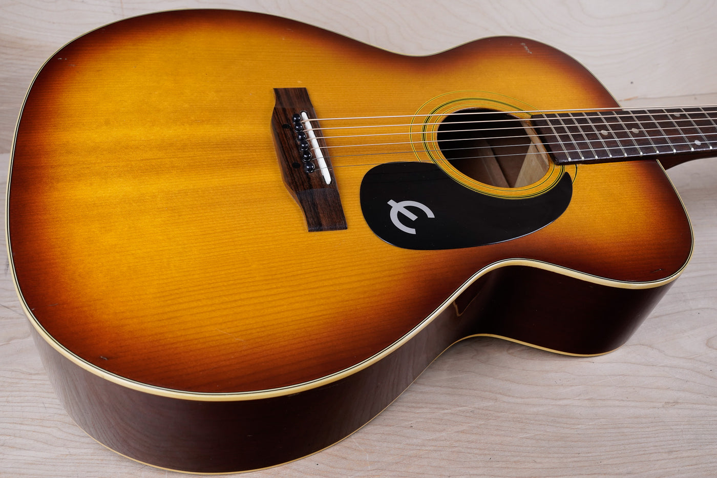 Epiphone Caballero FT-130SB MIJ Acoustic Guitar 1970s Sunburst Vintage Made in Japan Norlin Era w/ Case