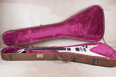 Gibson Flying V '67 Reissue 1997 Classic White Yamano Music w/ OHSC