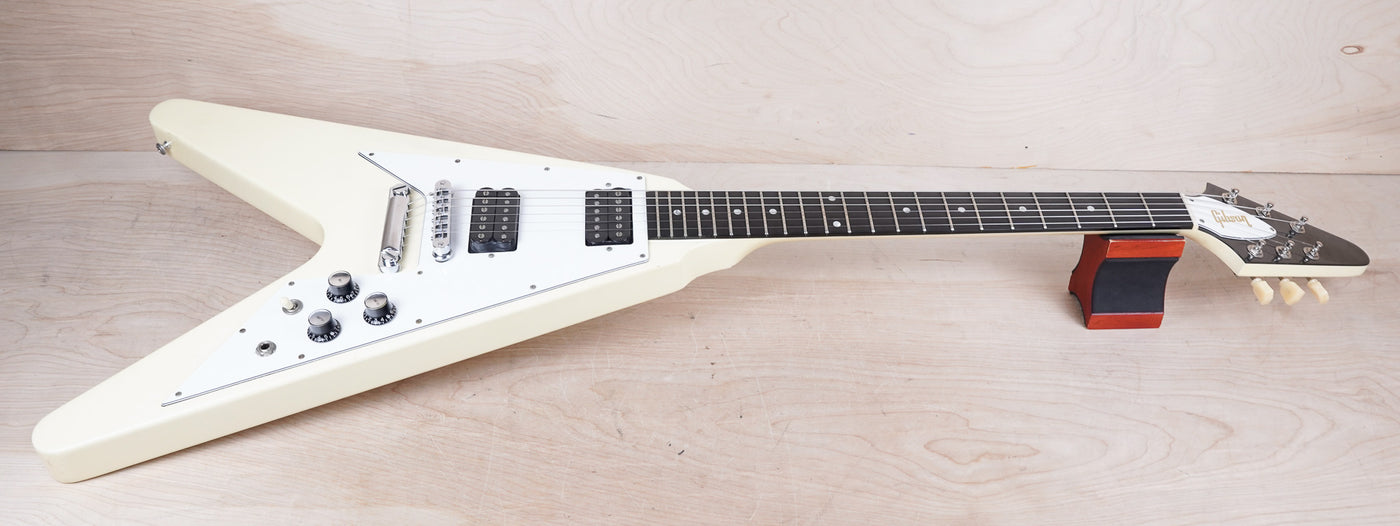 Gibson Flying V '67 Reissue 1997 Classic White Yamano Music w/ OHSC