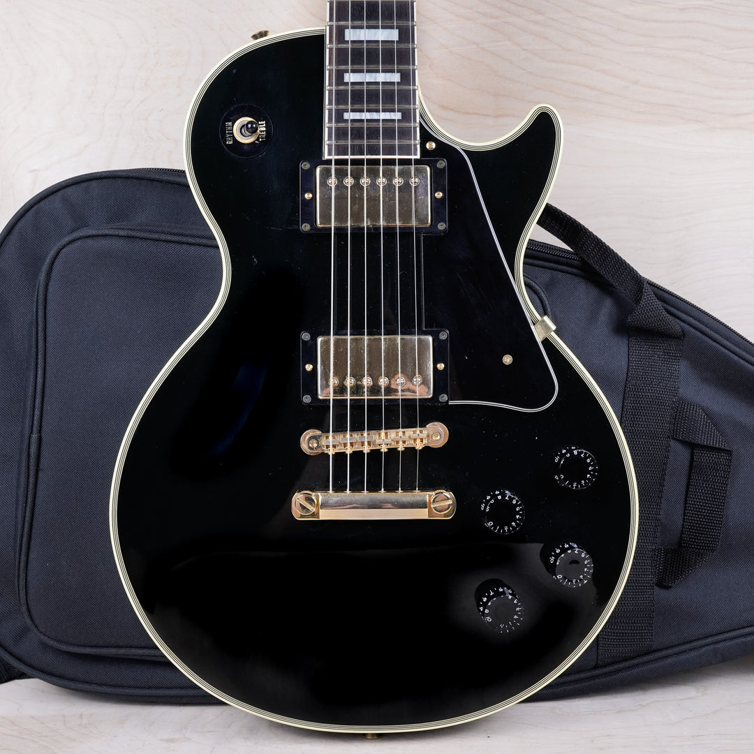 独特な店 2000 MIJ Custom Paul Les LPC-80 Epiphone Ebony Japan in Made ギター