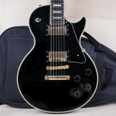 Epiphone LPC-80 Les Paul Custom MIJ 2000 Ebony Made in Japan w/ Bag