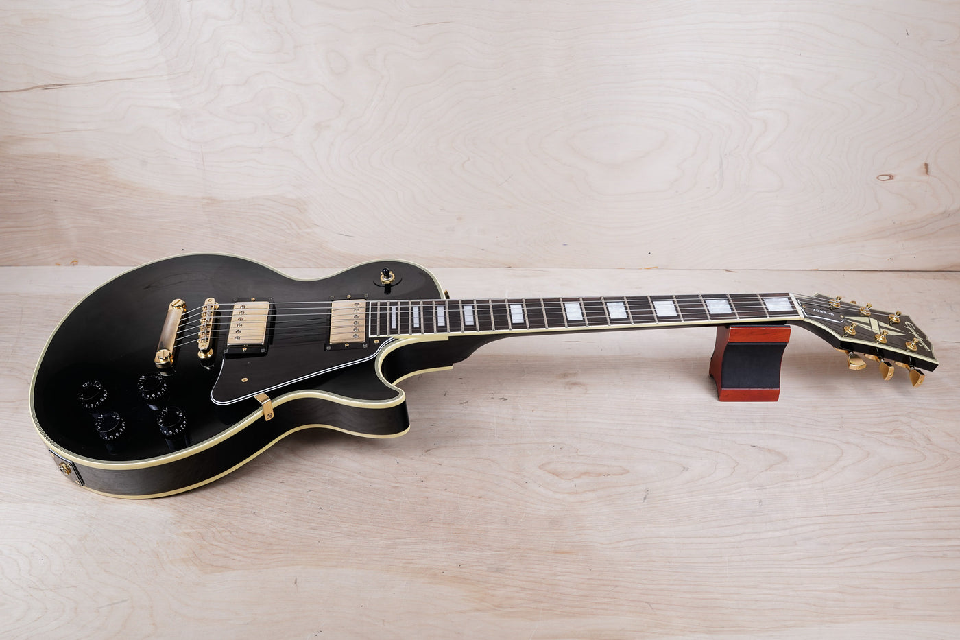 Epiphone LPC-80 Les Paul Custom MIJ 2000 Ebony Made in Japan w/ Bag