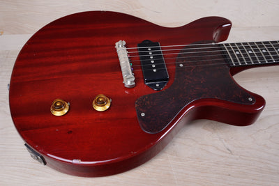 Orville Les Paul LPJ-D65 MIJ 1996 Heritage Cherry Junior Jr DC Double Cutaway Japan Fujigen w/ Bag