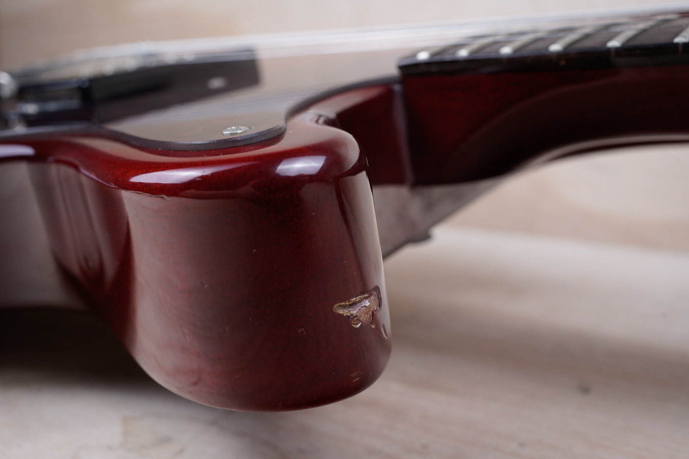 Orville Les Paul LPJ-D65 MIJ 1996 Heritage Cherry Junior Jr DC Double Cutaway Japan Fujigen w/ Bag