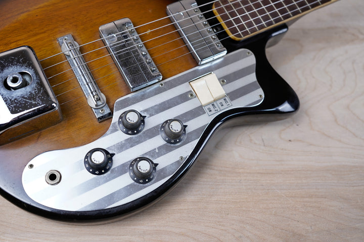 teisco MJ-2L ローズウッド削り出しブリッジ ギター