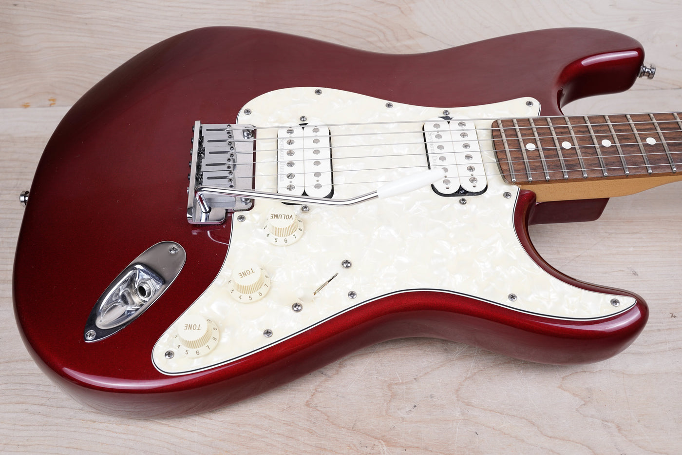 Fender Big Apple Stratocaster 1999 Candy Apple Red Seymour Duncan Pickups USA w/ Hard Case